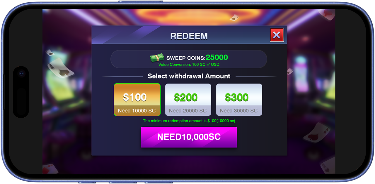 Redemption Interface
